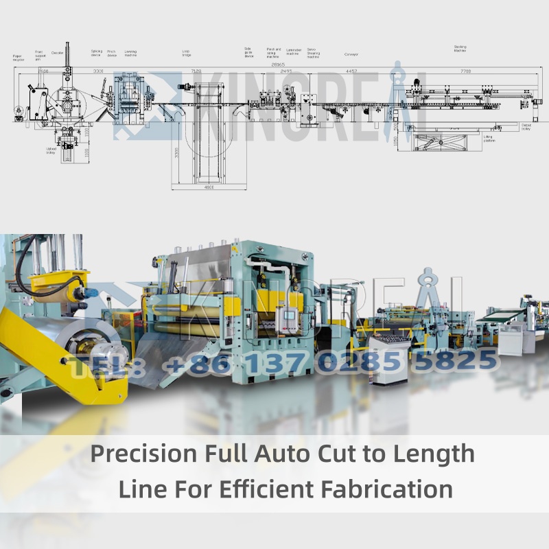 Tăiere automată completă de precizie la linie de lungime pentru o fabricație eficientă