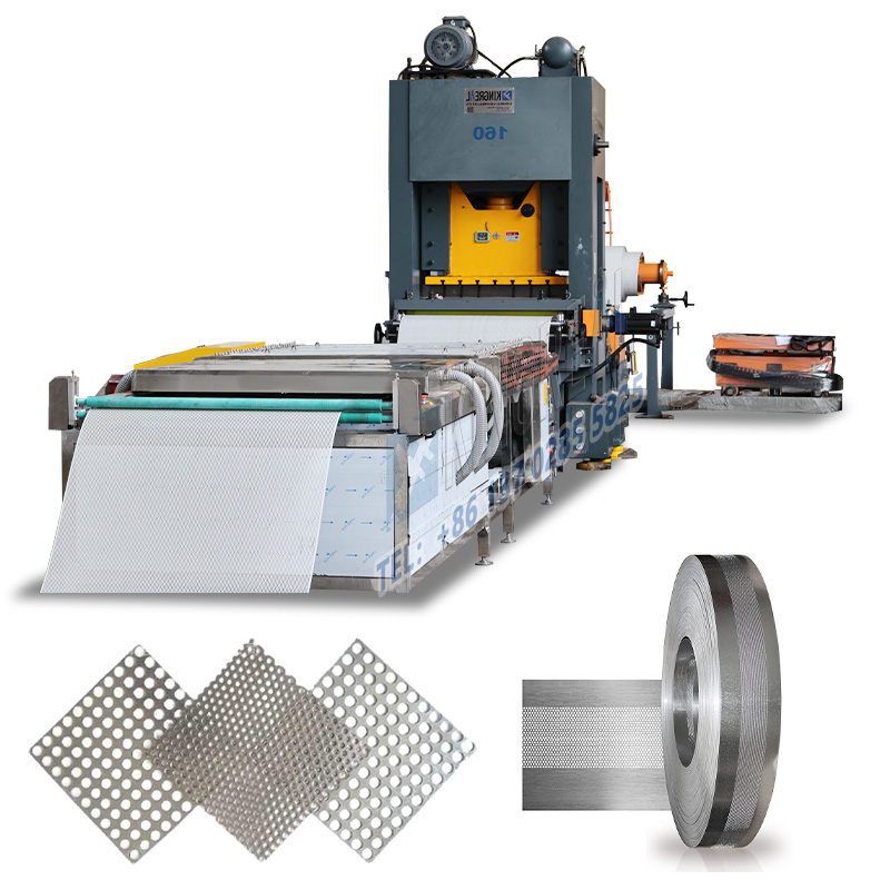 Soluție completă a liniei de golire pentru perforarea bobinei