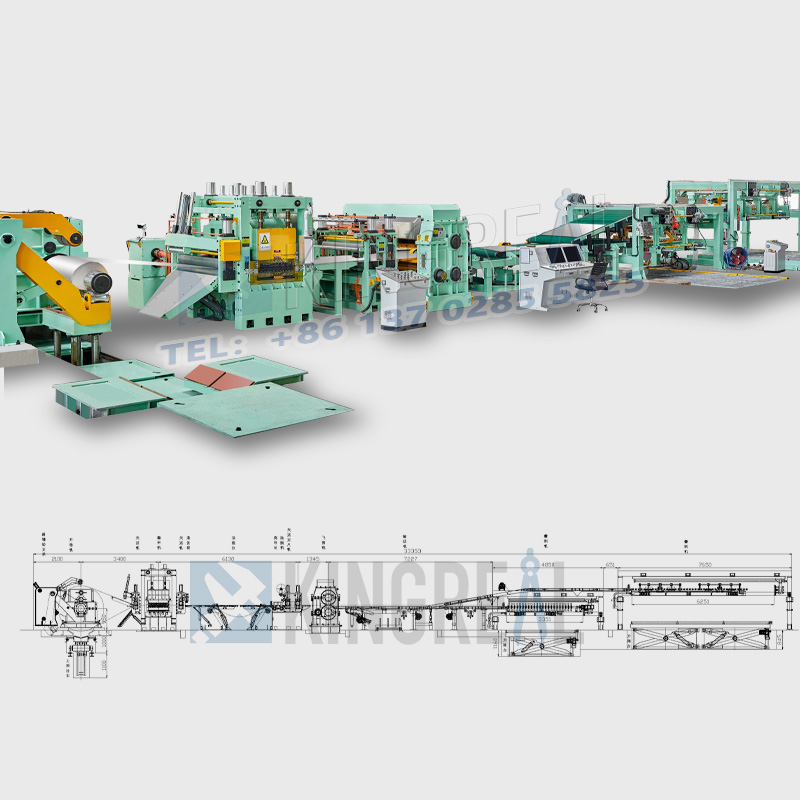 Linie de tăiere la lungime pentru forfecarea muștei